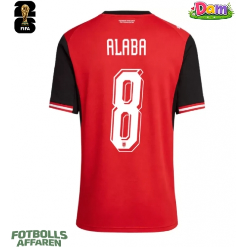 Österrike David Alaba #8 Hemmatröja Kvinnor VM 2026 Kortärmad